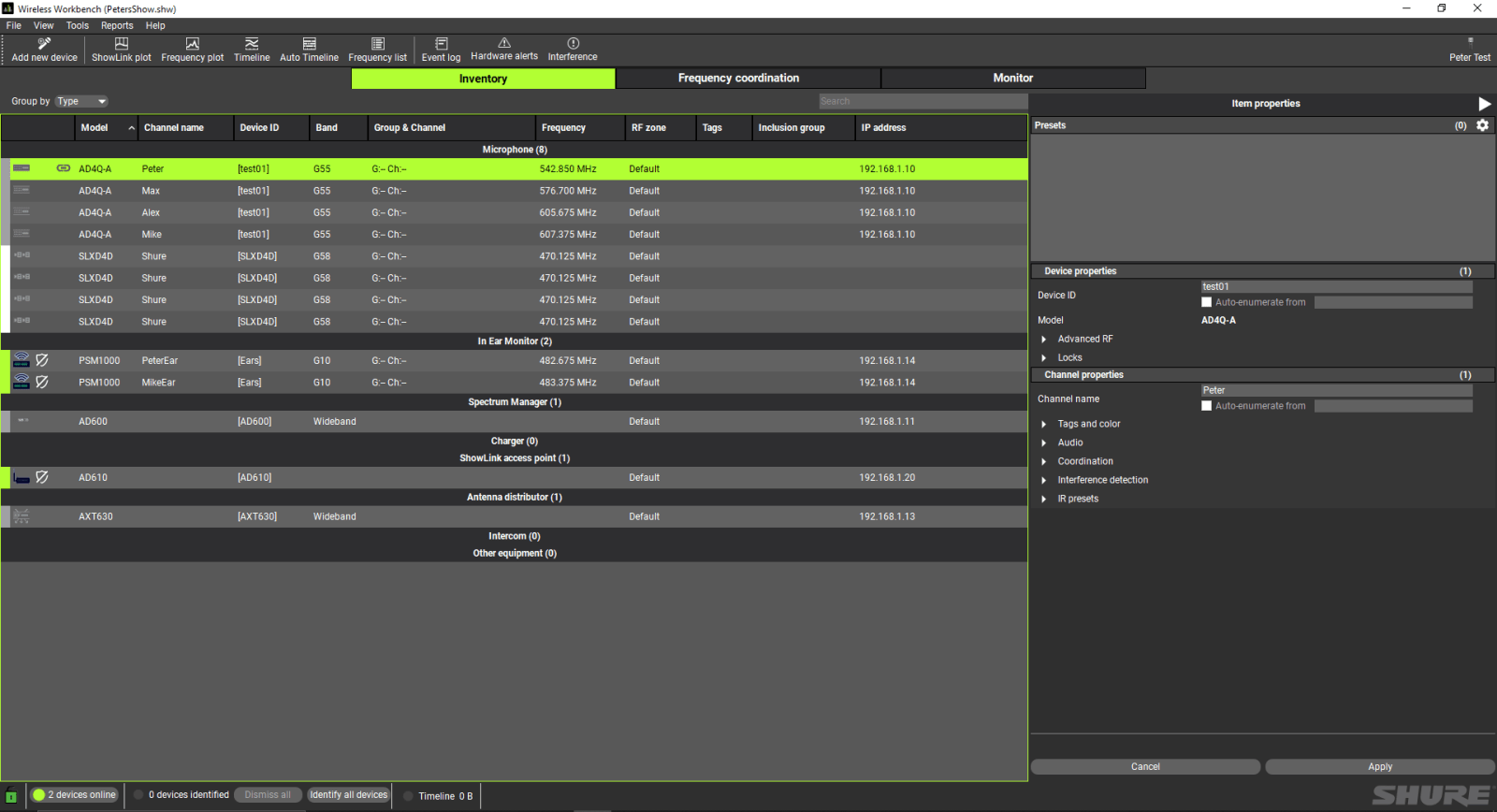 Wireless Workbench 7: New Scan Library, Updated Look and More! - Shure USA